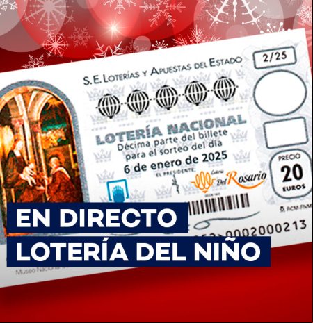 Lotería del Niño 2025, en directo: dónde ver el sorteo, horario y comprobar números