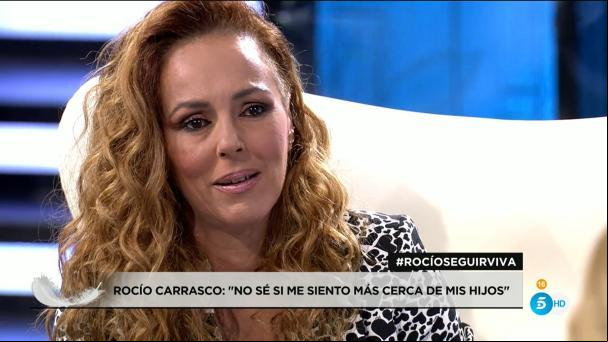 La última aparición de Rocío Carrasco: “Deseo que la justicia me acompañe de la mano”