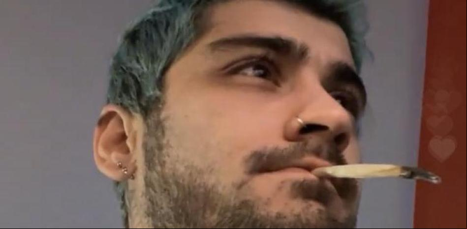 Zayn Malik deja en shock a sus fans haciendo un directo de madrugada fumando marihuana
