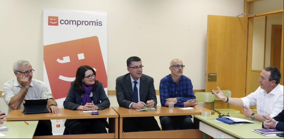 Los movimientos de Enric Morera agitan el debate de la renovación de caras en Compromís