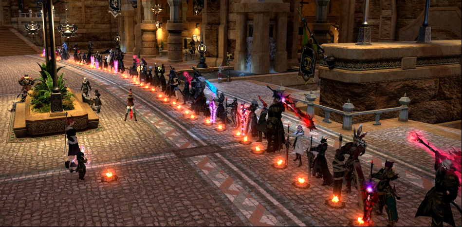 Jugadores de Final Fantasy XIV forman una gran fila virtual para honrar a Kentaro Miura Jugadores de Final Fantasy XIV forman una gran fila virtual para honrar a Kentaro Miura