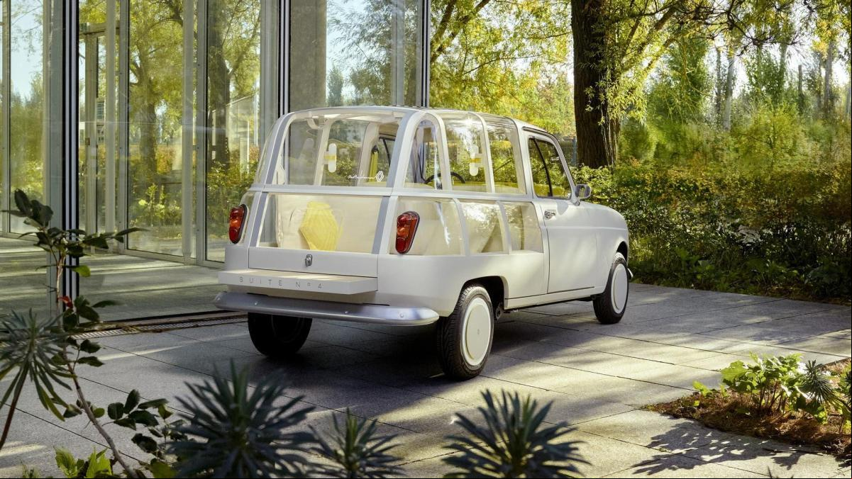 Renault Suite N°4, un icono clásico eléctrico con es solares y el confort de un hotel