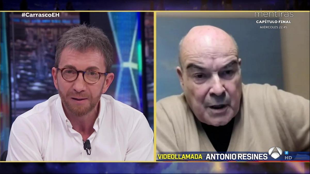 Antonio Resines reaparece en El hormiguero: Tengo una atrofia del 80 % y voy con andador
