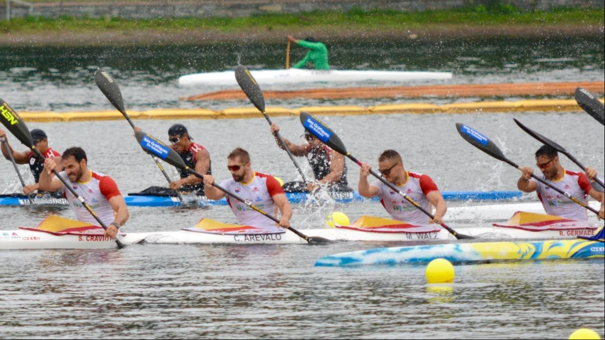 Craviotto, Cooper, Arévalo y Germade se vengan de Alemania y son oro en el K4 500