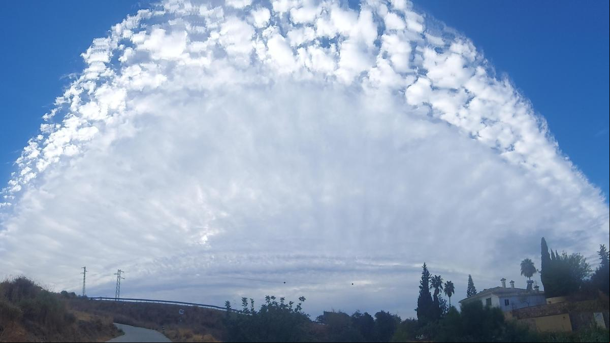 La gran nube arco de la Costa del Sol