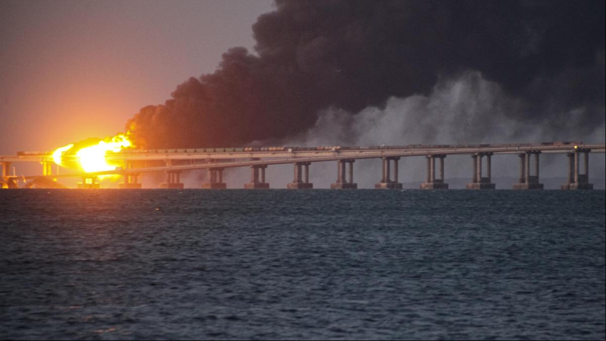 Rusia detiene a ocho sospechosos de sabotear el puente de Crimea