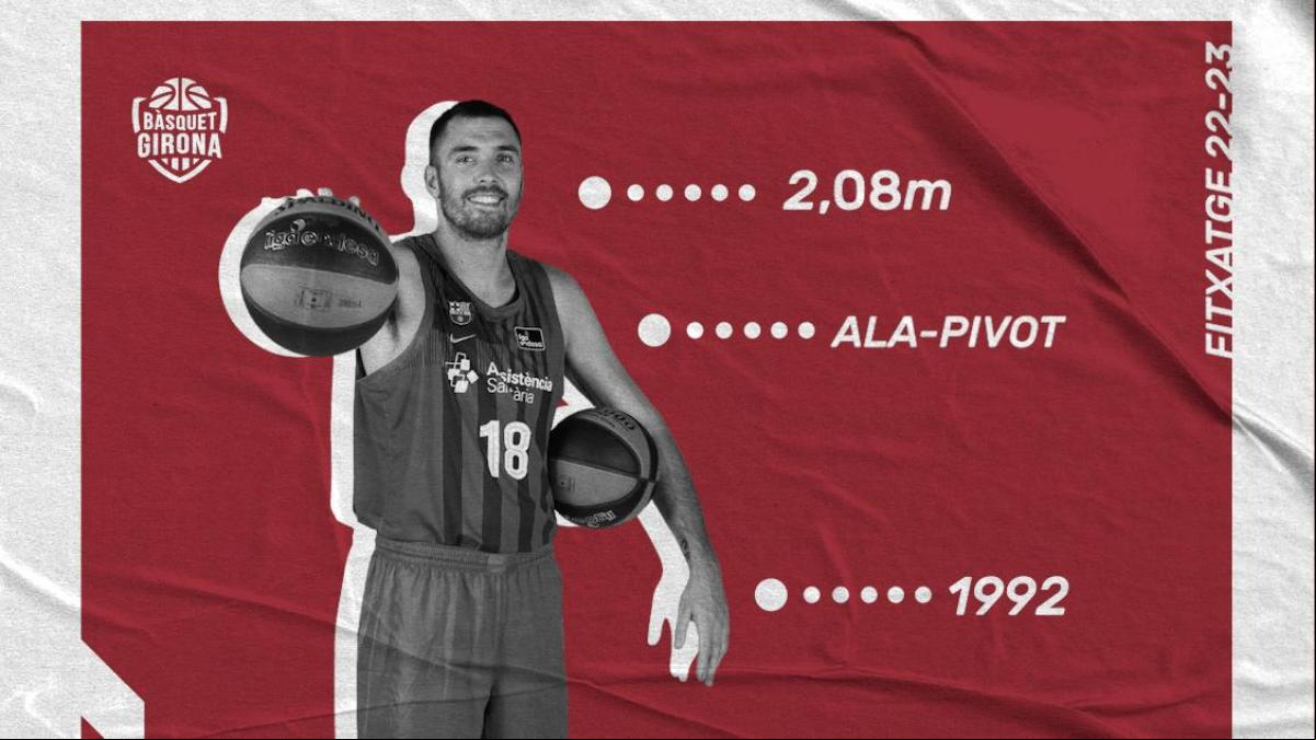 El Bàsquet Girona ficha a Pierre Oriola