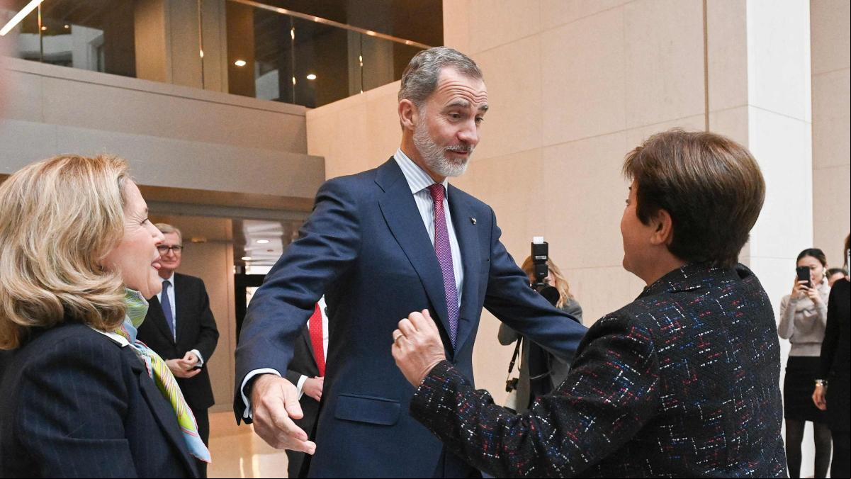 Felipe VI subraya en Washington la fragilidad del orden mundial