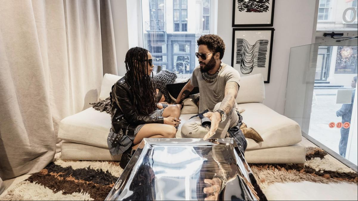 Lenny y Zoë Kravitz, pasión creativa a cuatro manos