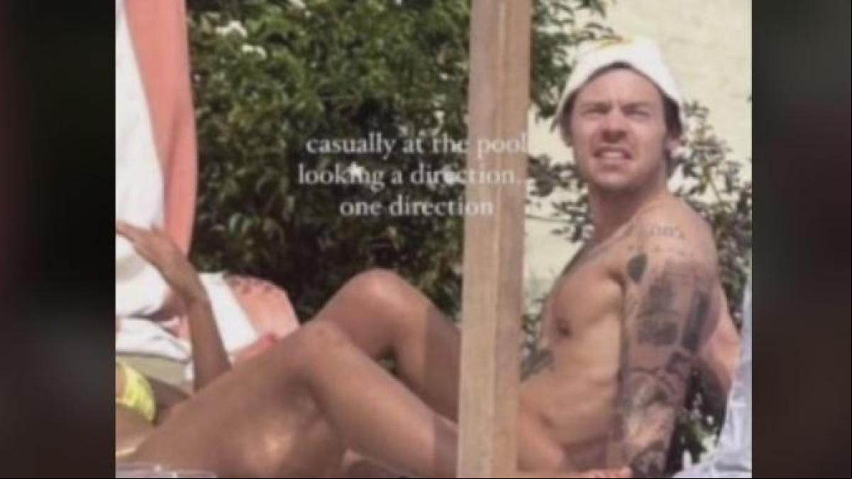 Pillan a Harry Styles en una piscina exclusiva de Barcelona un día antes del concierto