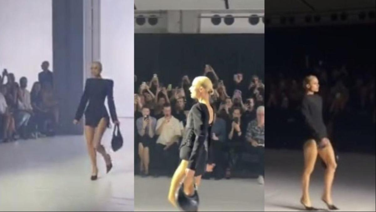 Burlas sin piedad contra Paris Hilton por desfilar caminando como una gallina