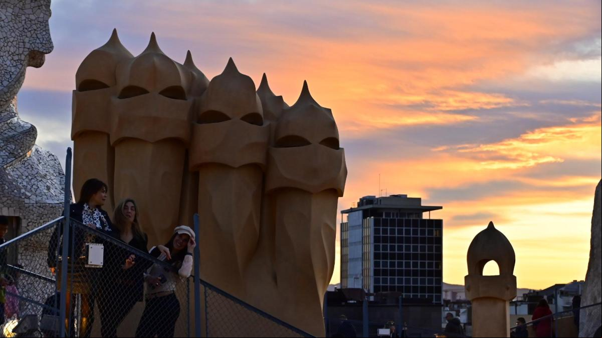 Guerreros en la Sagrada Familia y en La Pedrera
