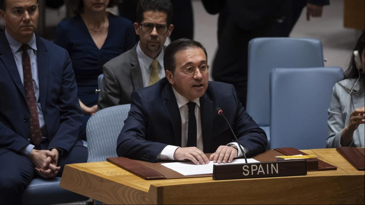 Albares apoya la entrada de Palestina en la ONU y defiende su reconocimiento pese al veto de EE.UU.