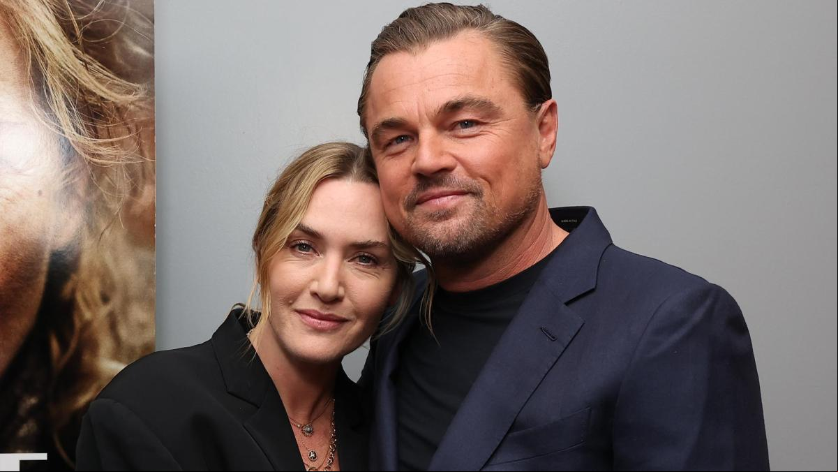 El reencuentro con beso de Leonardo DiCaprio y Kate Winslet 27 años después de ‘Titanic’