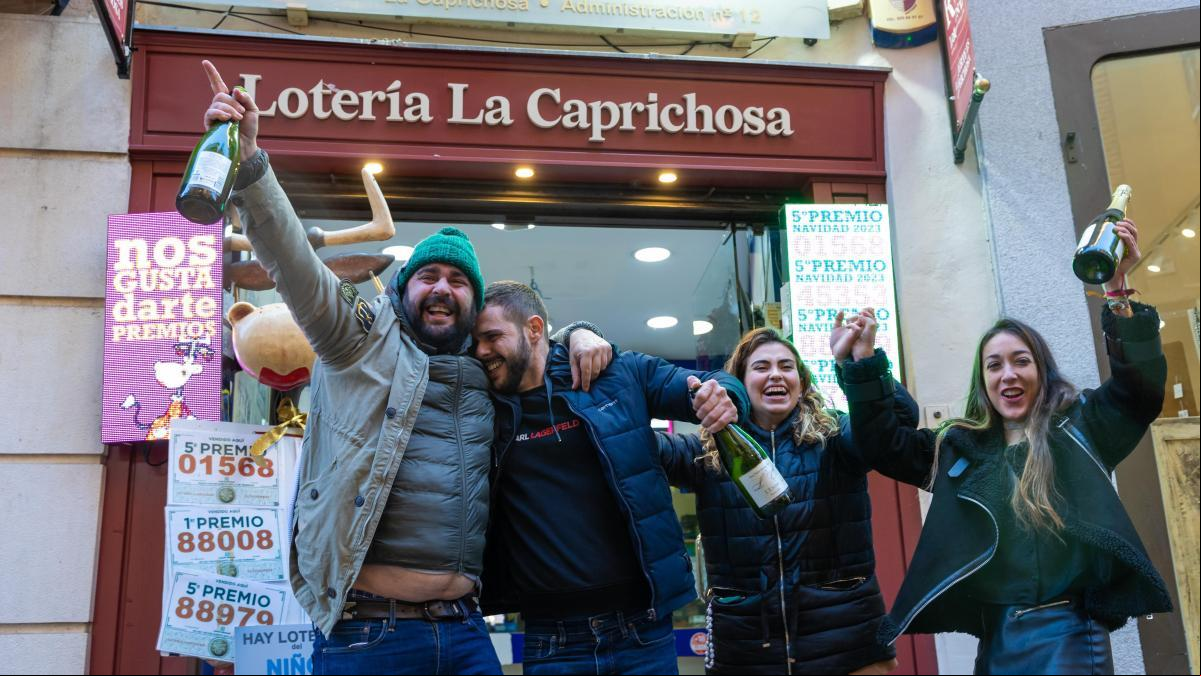 Las mejores imágenes del sorteo de la Lotería de Navidad 2024