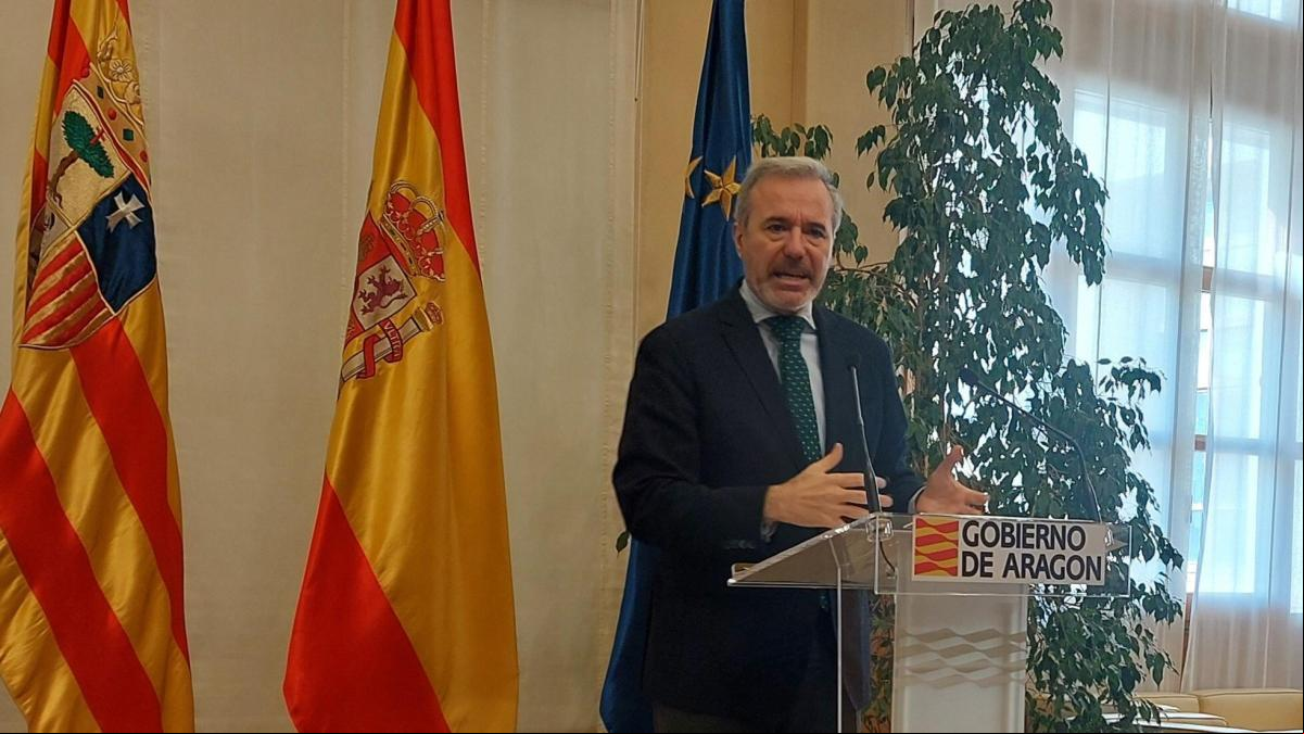 Azcón acusa a Hacienda de “mentir y manipular” en su propuesta para un nuevo sistema de financiación
