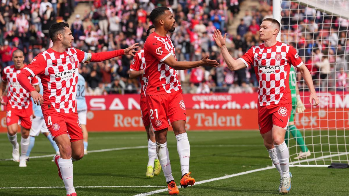 El Girona rompe la racha de derrotas con un empate insuficiente