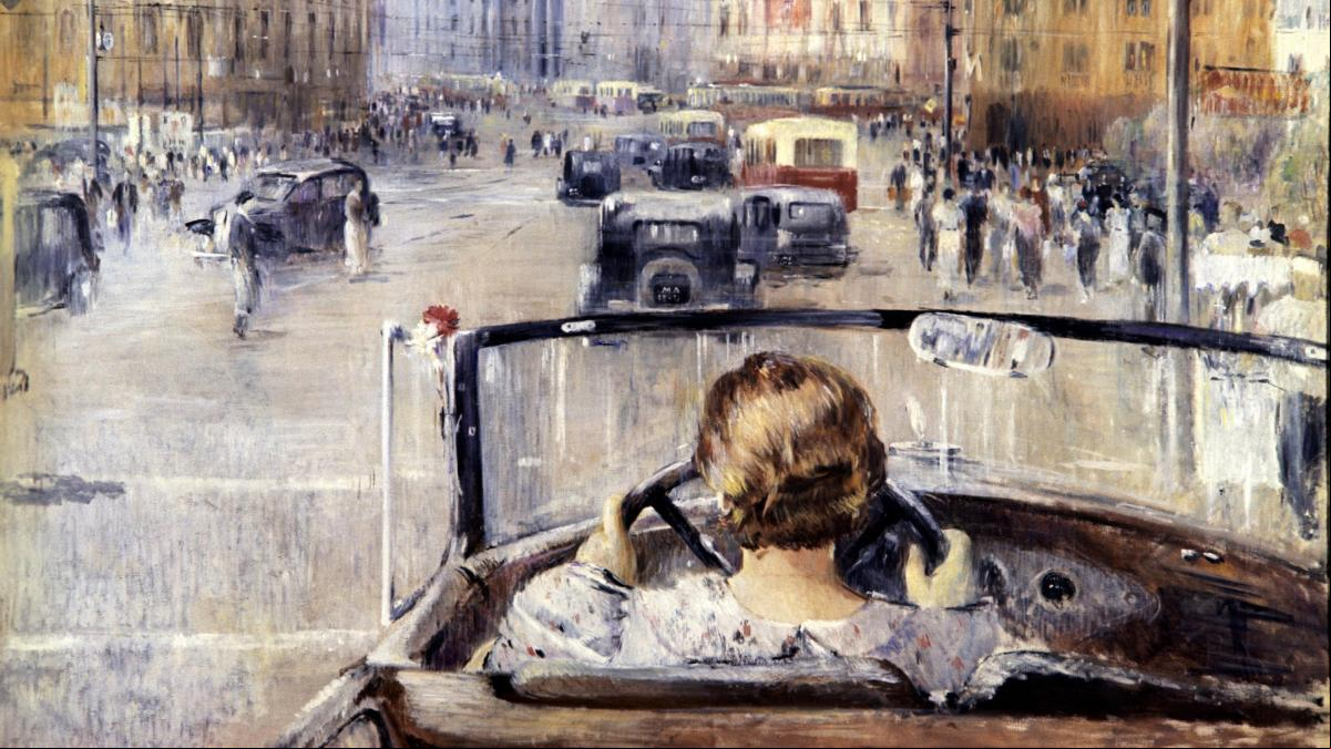 “La nueva Moscú” de Yuri Pimenov