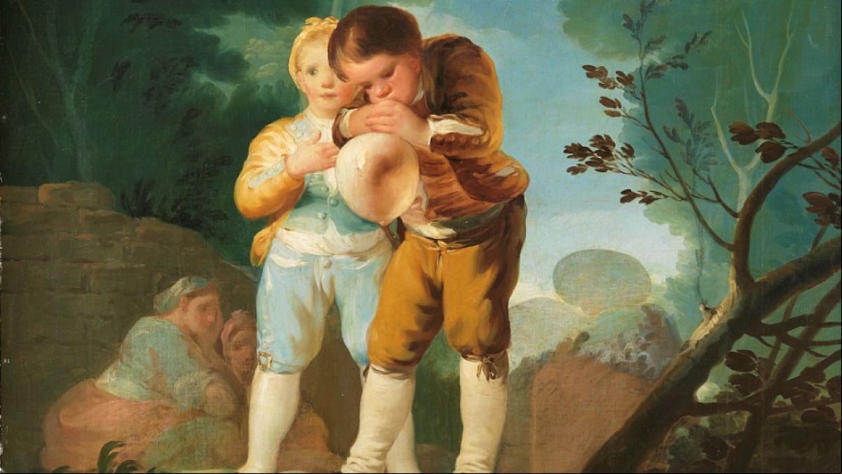 Los juegos infantiles en las pinturas de Goya
