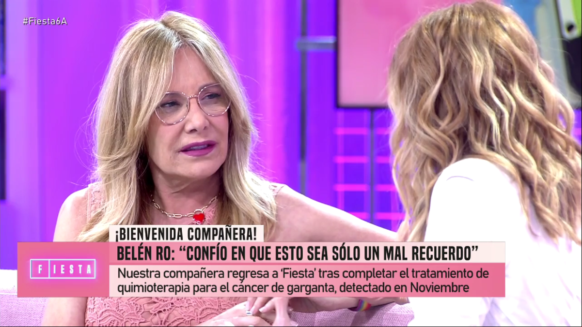 Belén Rodríguez, sobre su cáncer de garganta en su vuelta a la televisión: “Llegué a tener alucinaciones”