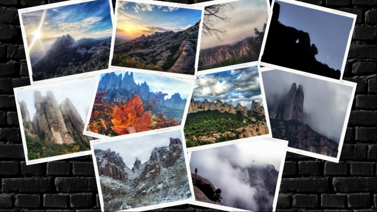 Las 4 estaciones de Montserrat, en imágenes