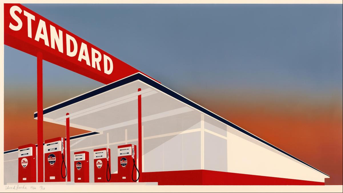 ‘Standard Station’ de Ed Rushcha (1966)