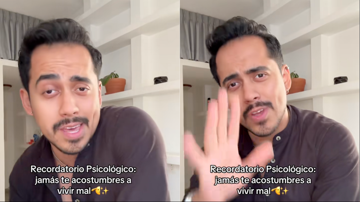 Ernesto Torres, psicólogo: “Jamás te acostumbres a vivir mal”