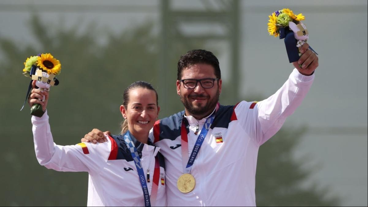 Fátima Gálvez y Alberto Fernández ganan en tiro olímpico el primer oro para España