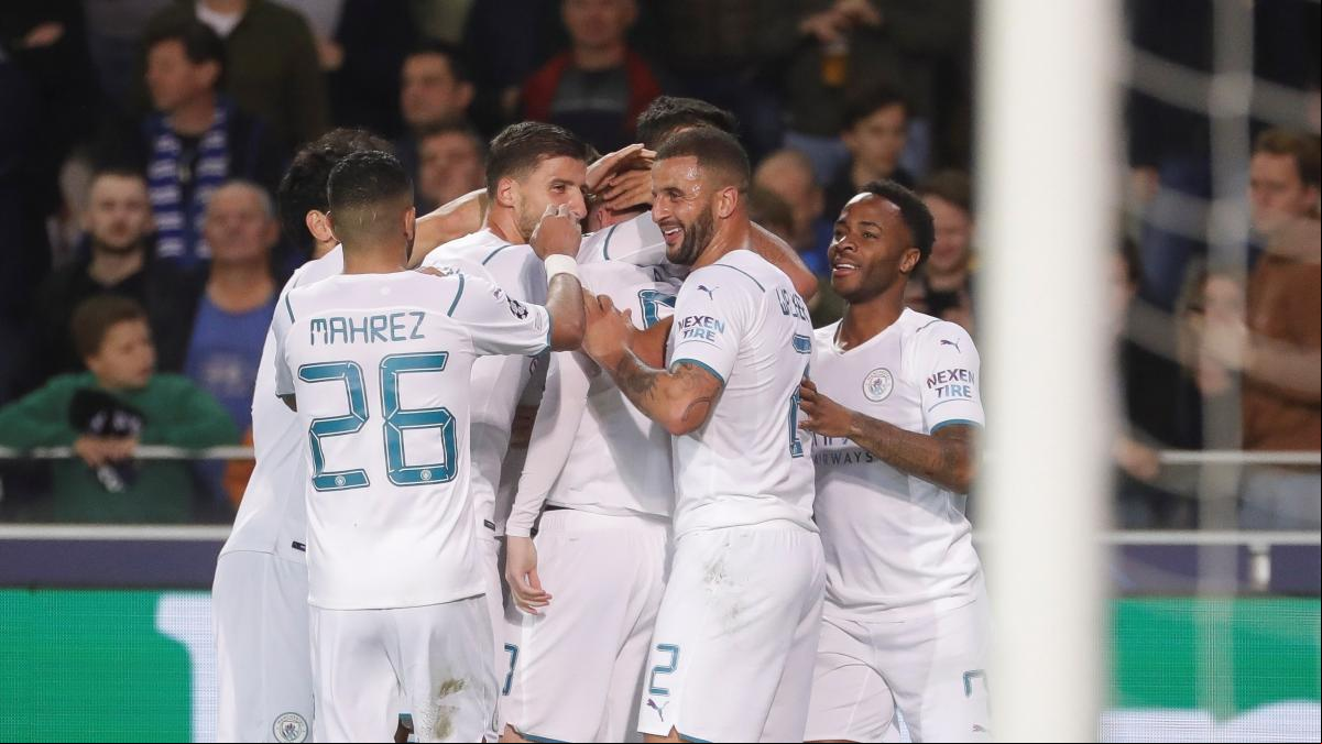 El City se resarce con una goleada en Brujas