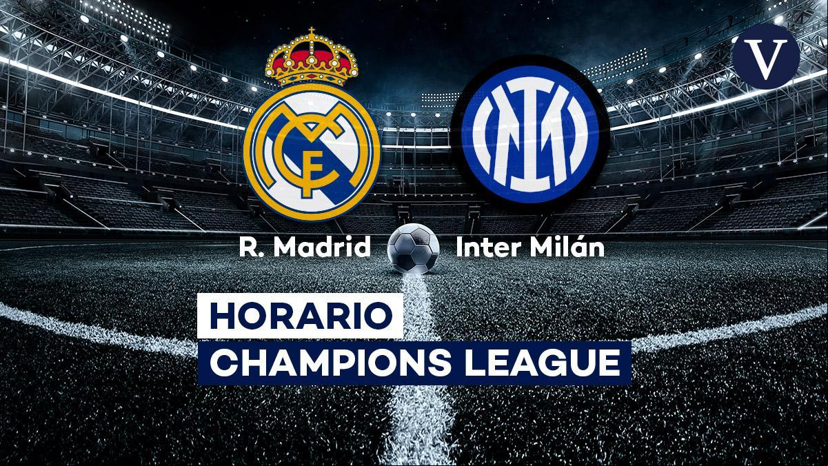 Real Madrid - Inter de Milán: Horario y dónde ver por TV hoy el partido de Champions League