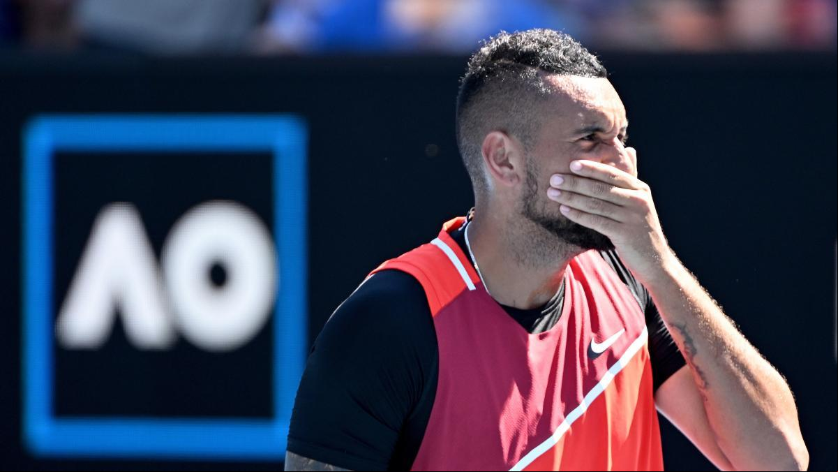 La fantástica reacción de Kyrgios tras darle un pelotazo a un niño
