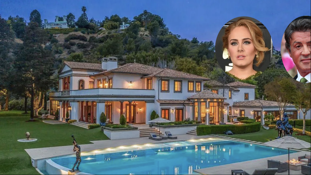 Adele, a punto de comprar la mansión de Sylvester Stallone, la más cara de Beverly Park