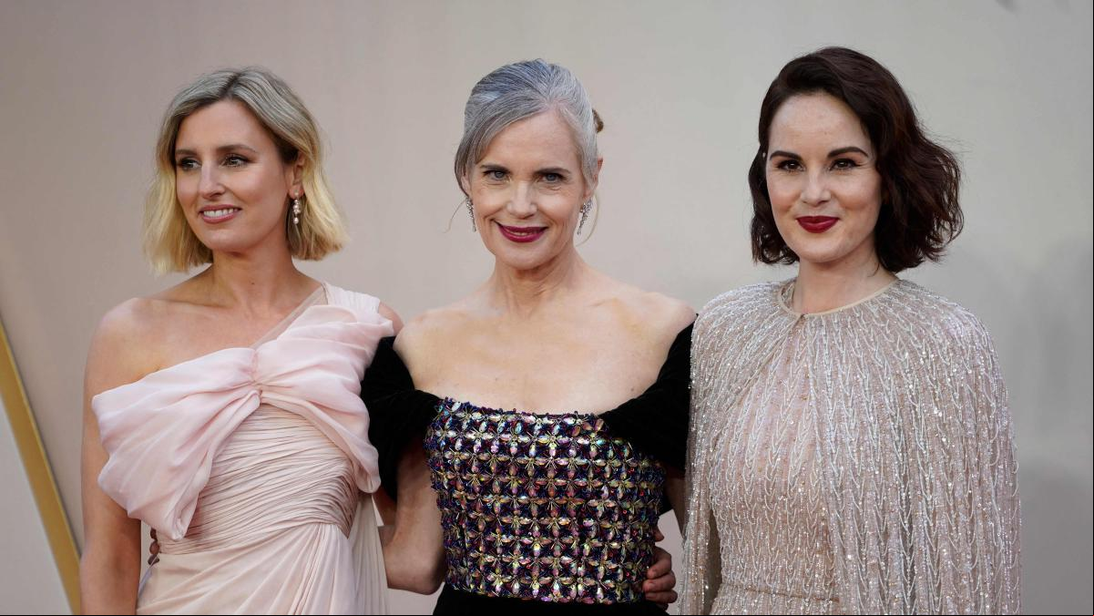 Downton Abbey despliega su alfombra roja en la première, en Londres