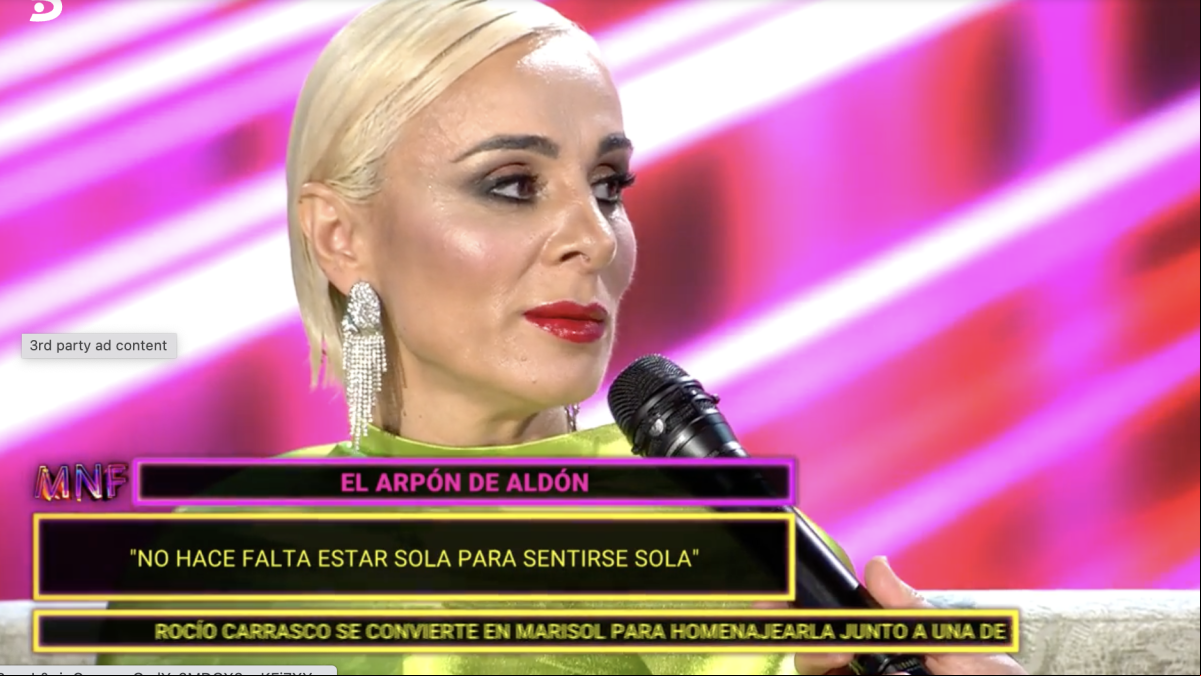 El dardo envenenado de Ana María Aldón a Ortega Cano en el Mediafest Night Fever