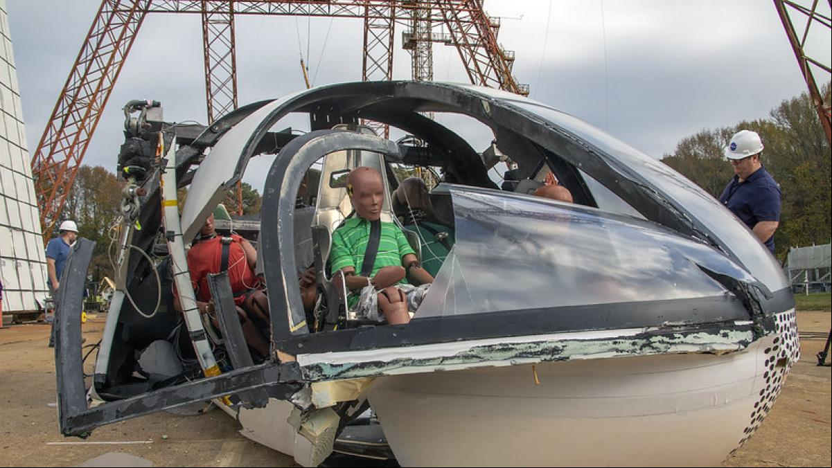 ¿Son seguros los coches voladores? La NASA realiza un ‘crash test’ y este es el resultado