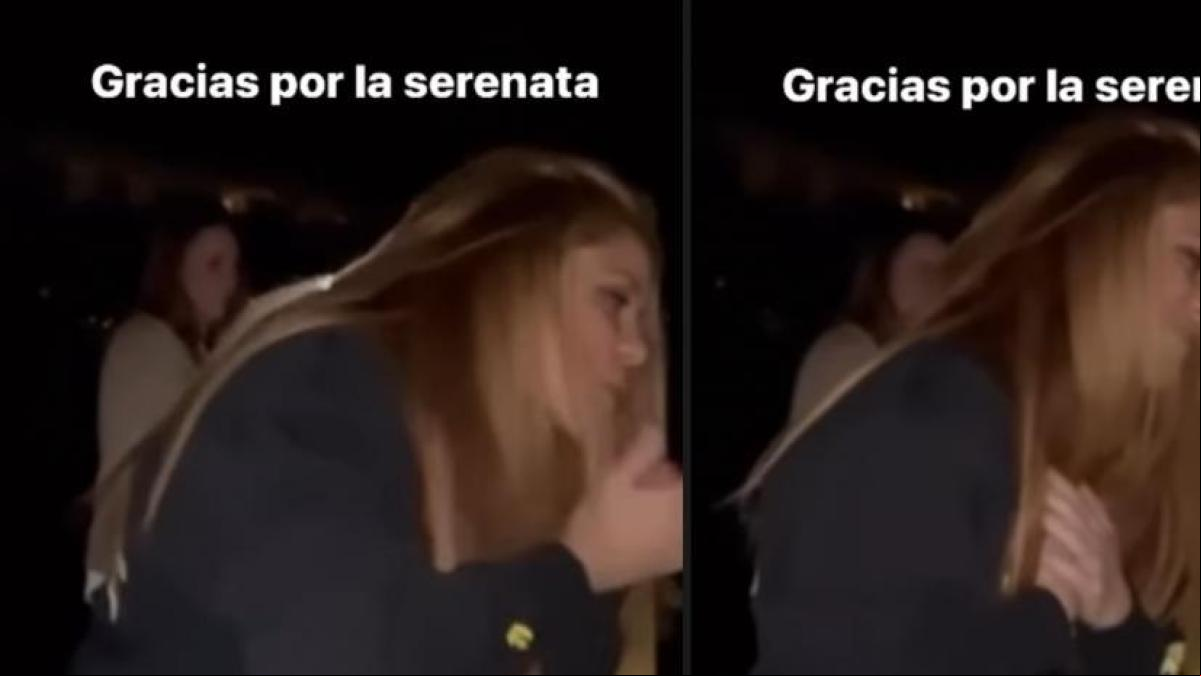 Shakira agradece el detalle de unos fans que fueron a cantarle una serenata a su casa