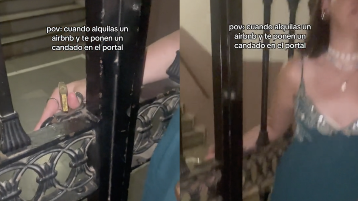 Alquilan un piso por Airbnb y al volver de fiesta a las 4 de la mañana el portal está cerrado: Le voy a reventar