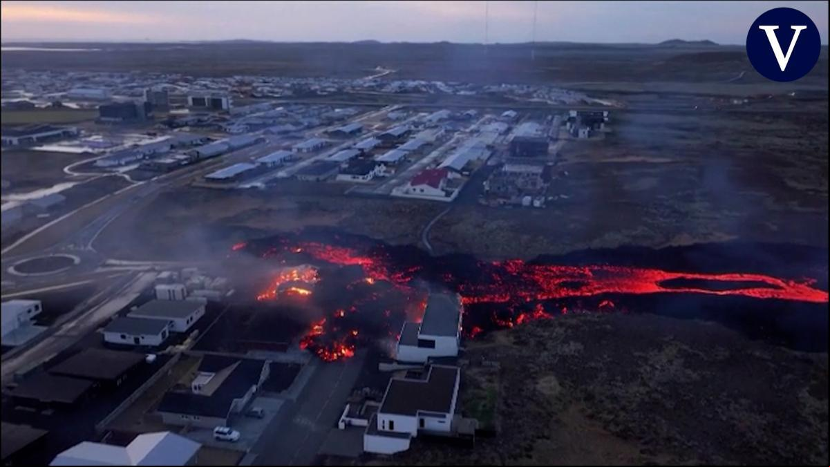 La ciudad islandesa de Grindavik podría quedar sepultada por la lava