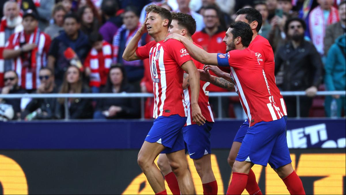 El Atlético coge fuerzas para la Champions goleando al Las Palmas