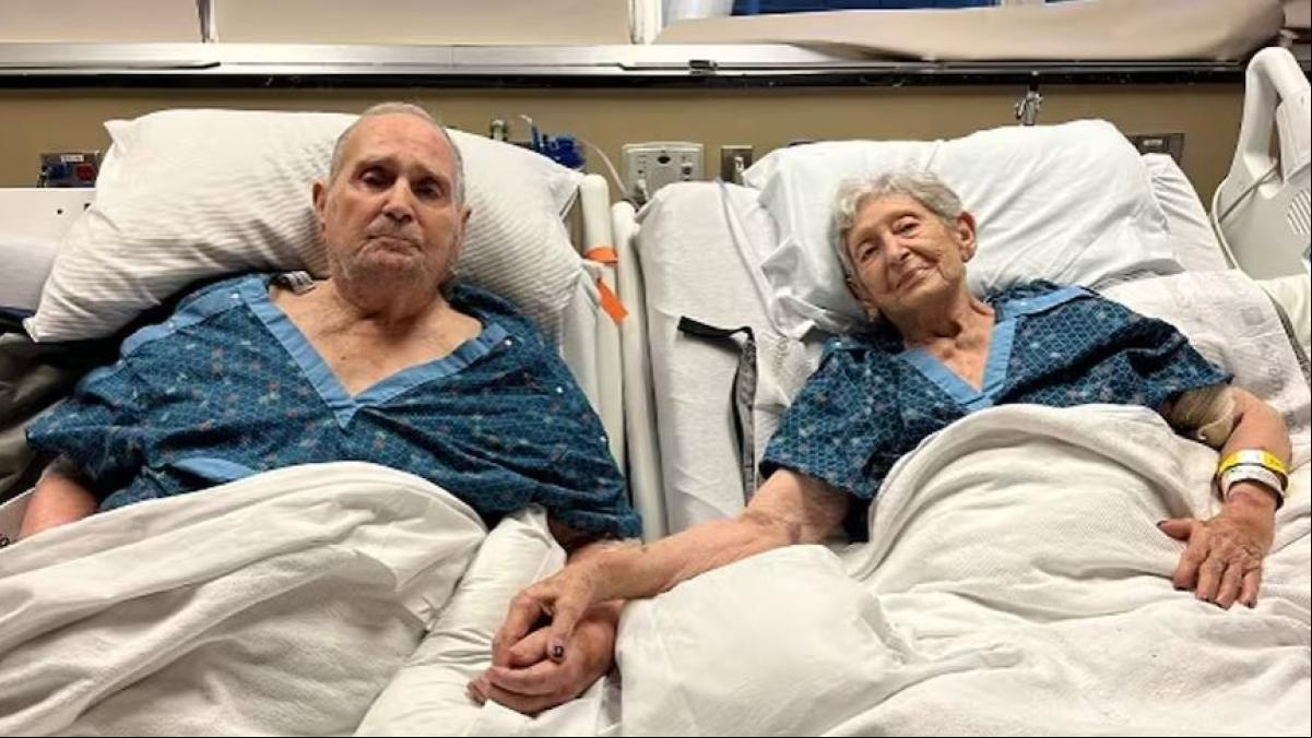 Pasaron sus últimos momentos de vida cogidos de la mano después de 69 años de matrimonio
