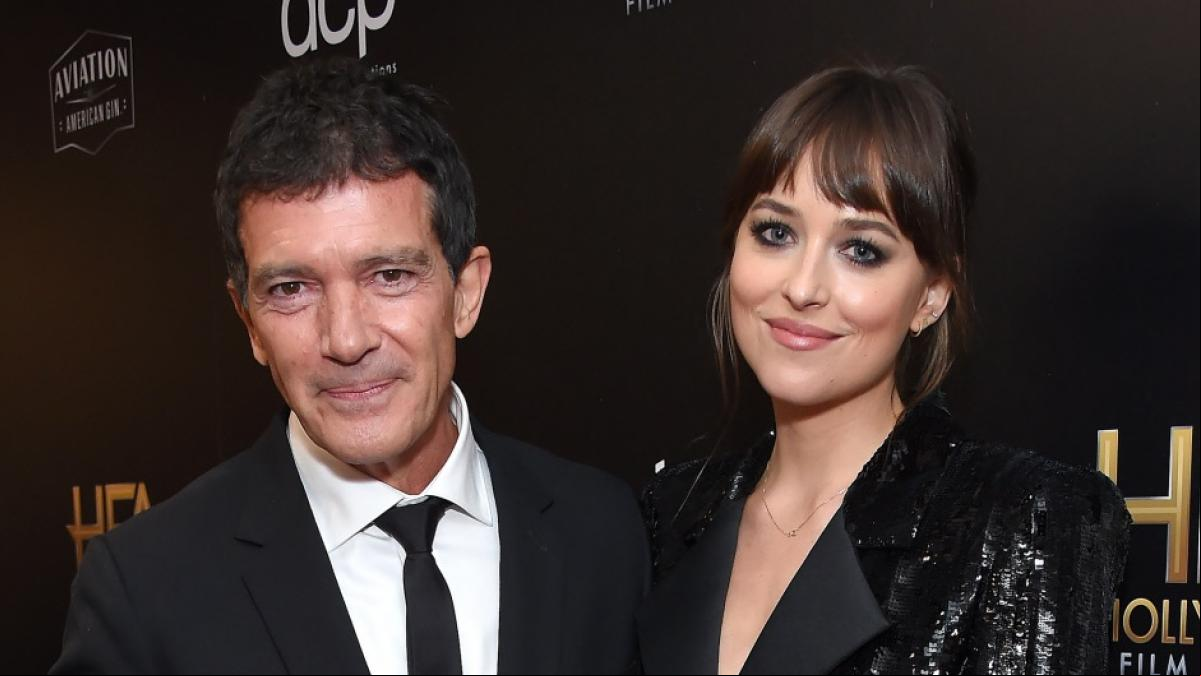 La imagen que demuestra cómo es la relación actual de Antonio Banderas y Dakota Johnson
