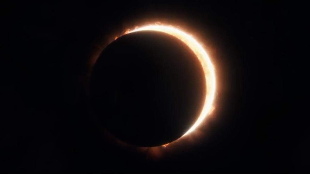 Espectaculares imágenes del anillo de fuego en Chile