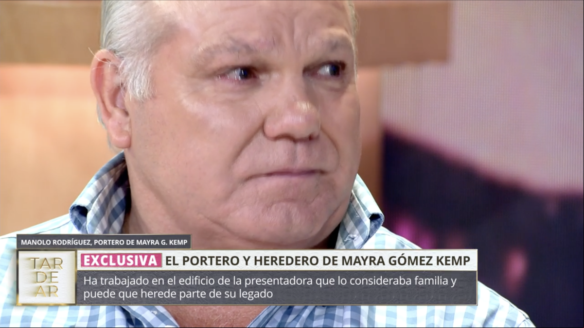 El portero de Mayra Gómez Kemp habla sobre la presentadora tras su vinculación a la herencia: “Los dos o tres últimos años, la veía fatal”