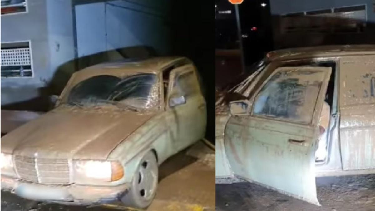 Increíble vídeo del Mercedes retro que quedó sumergido por la DANA y arranca a la primera