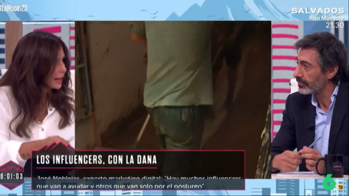 Tenso momento entre Nuria Roca y Juan del Val por la cobertura de la DANA: “Hay algo que está por encima de nuestra labor: la audiencia”