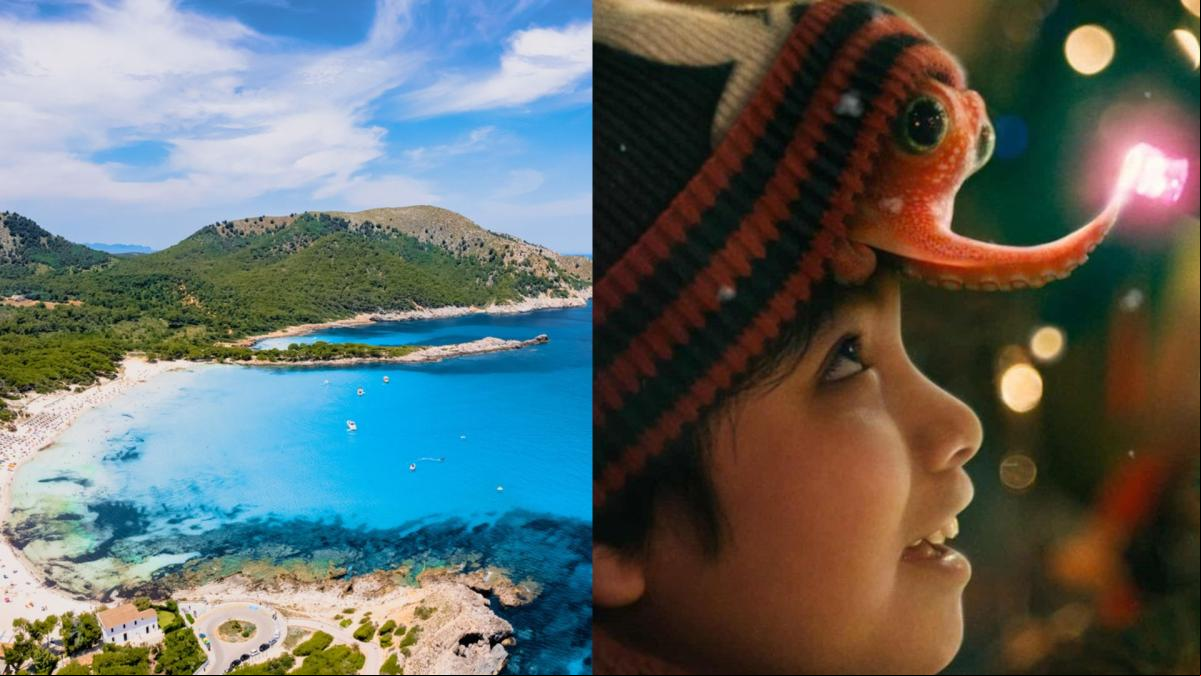 El corto navideño de Disney rodado en una paradisíaca playa española de ensueño que fusiona la magia de la Navidad con paisajes idílicos