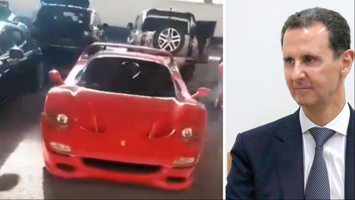 La impresionante colección de coches de lujo que Bashar El Asad escondía en su refugio secreto