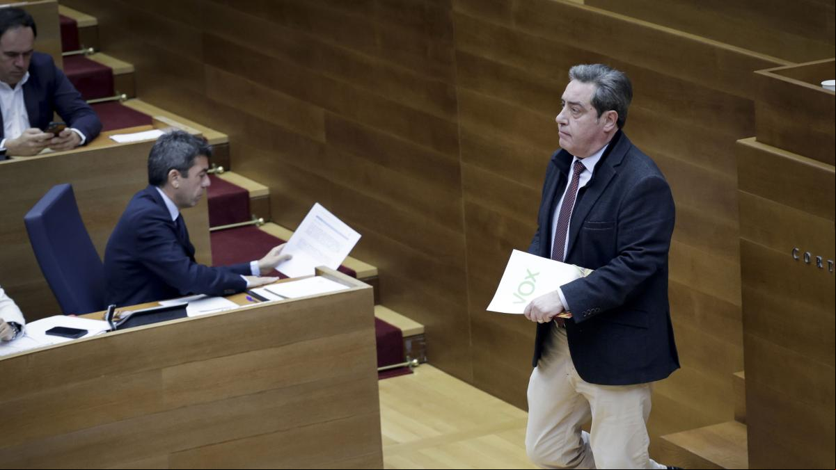 Vox té la clau de lestabilitat de Carlos Mazón davant una moció de censura