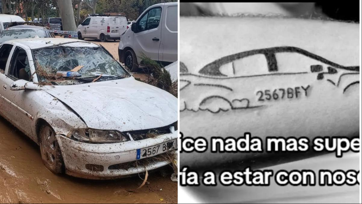 El surrealista homenaje de una joven a su Opel Vectra tras perderlo en la dana de Valencia: “Ya no volverá a estar con nosotros”