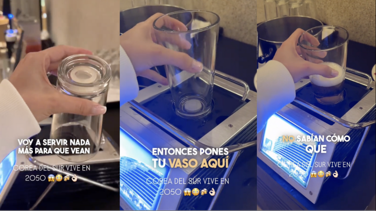 La increíble máquina que sirve cerveza sola en Corea del Sur: “Viven en 2050”